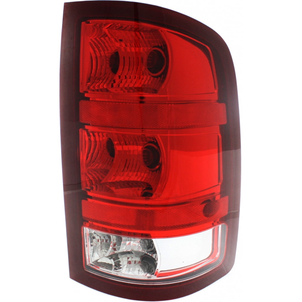 For GMC Sierra 1500 Tail Light 2007-2013 Passenger Side Bulbs SL/SLE ...
