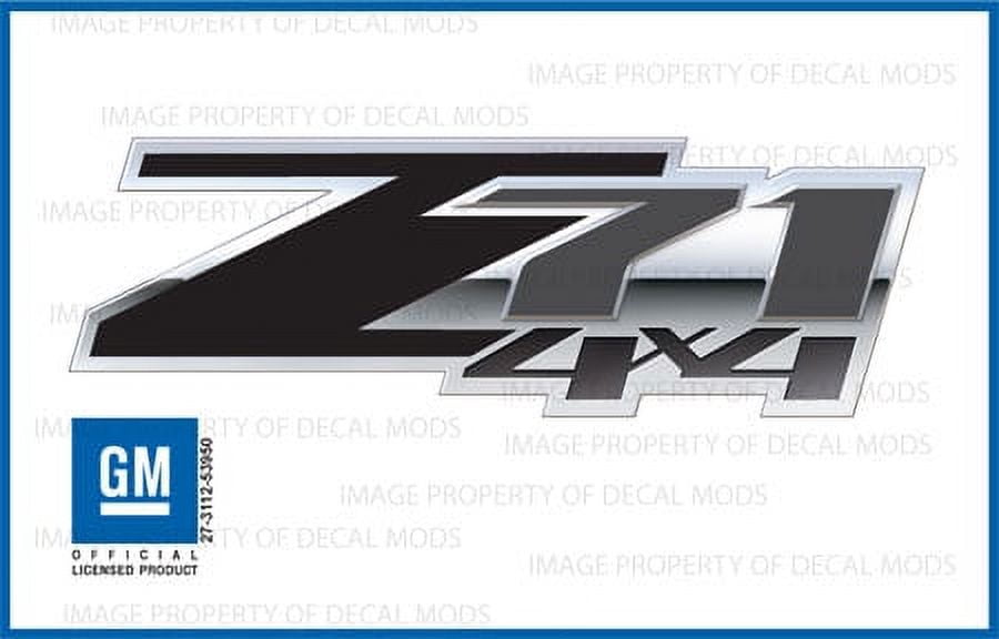 Silverado Windshield Decal 2) 25798300 OEM Chevrolet Gmc Z71 4X4 Decals ...