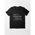 thumbnail image 1 of GMC Truck 1972 Classic Pickup Silhouette Essential Unisex T-Shirt up to Size 5XL, 1 of 2