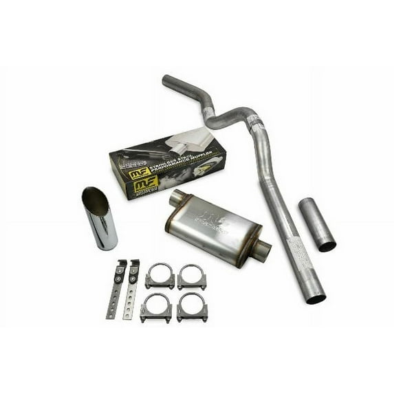 GMC Yukon 00-06 3" Single Exhaust Kit C Exit MagnaFlow Stainless SW Tip