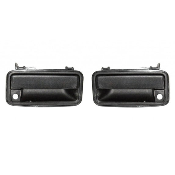 For GMC Yukon 1999 2000 Exterior Door Handle Driver and Passenger Side | Pair | Front | Outer | Textured Black | GM1310132, GM1311132 | 15742229, 15742230