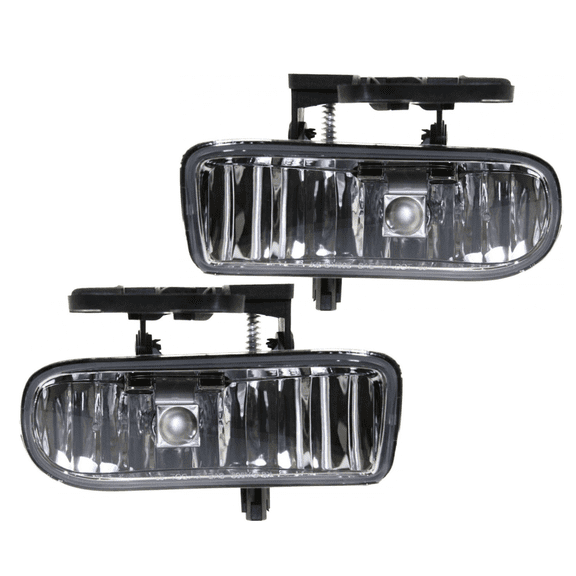 For GMC Yukon 2000 01 02 03 04 05 2006 Fog Light Assembly Driver and Passenger Side | Pair | Replacement For GM2592110, GM2593110 | 10385054, 10385055