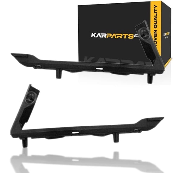 For GMC Yukon 2007 08 09 10 11 12 13 2014 Bumper Cover Bracket Driver and Passenger Side | Pair | Front | Made of ABS Plastic | Slide Bracket | Replacement For GM1032110, GM1033110 | 15-5786, 15-5787