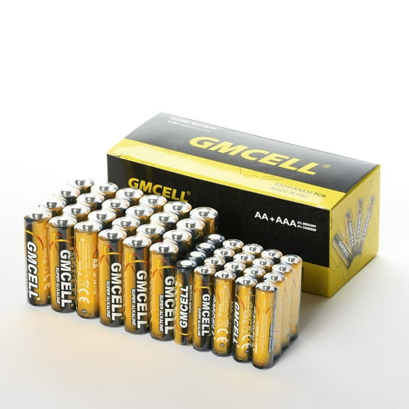 GMCELL 24 AA and 20 AAA General Purpose Batteries, New, 44 Count