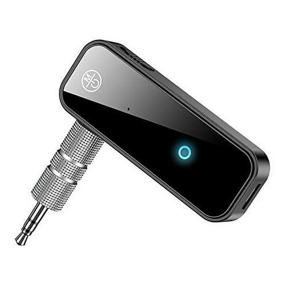 GMCELL Bluetooth 5.0 Adapter 3.5mm Jack Aux Reciever, 2-in-1 Wireless Transmitter & Receiver for Streaming Audio of TV, PC, Speaker, Headphones, Car, Home Stereo