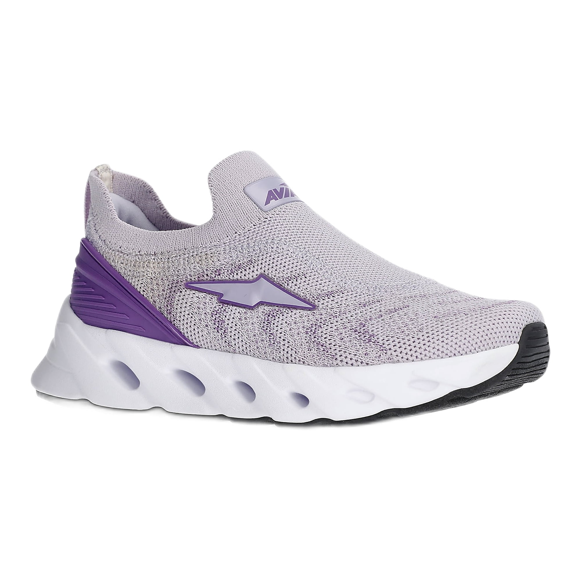 Avia Honeycomb Toddler, Little, and Big Kid Slip On Knit Sneakers