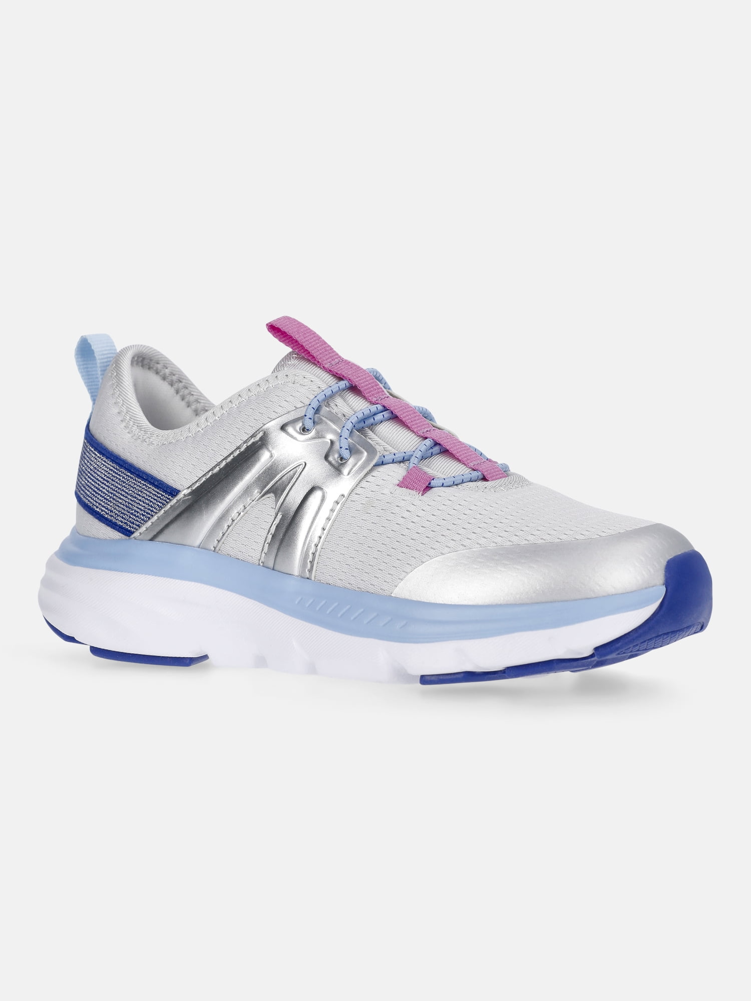 Athletic Works Girls Cage Knit Slip On Sneakers