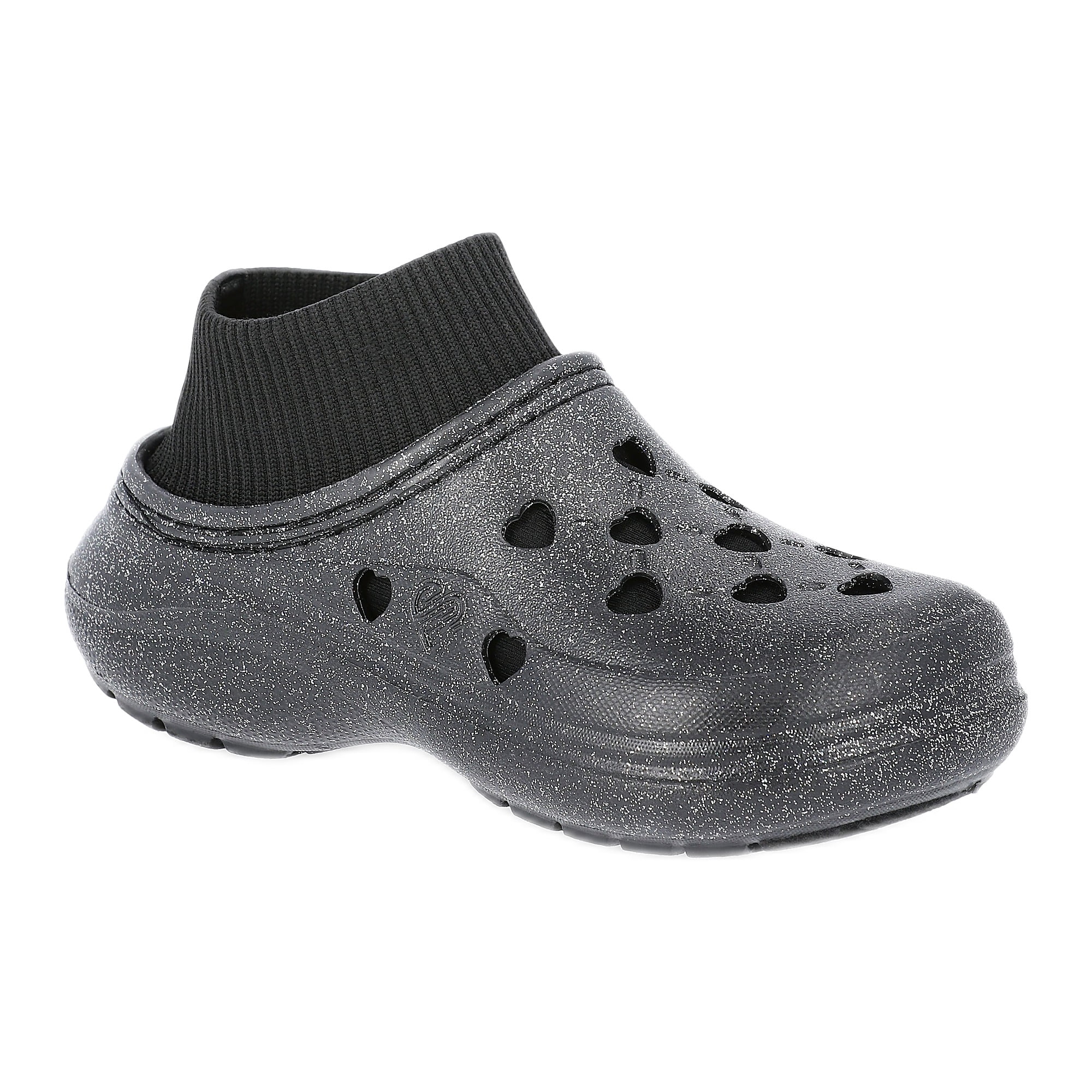 Justice Little & Big Girl Glitter Sock Clog