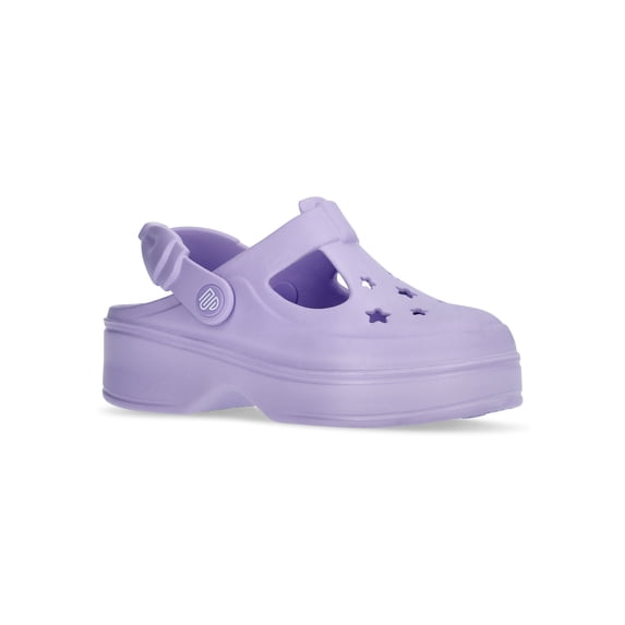 Justice Little and Big Girls Bow Platform Clog Sandals