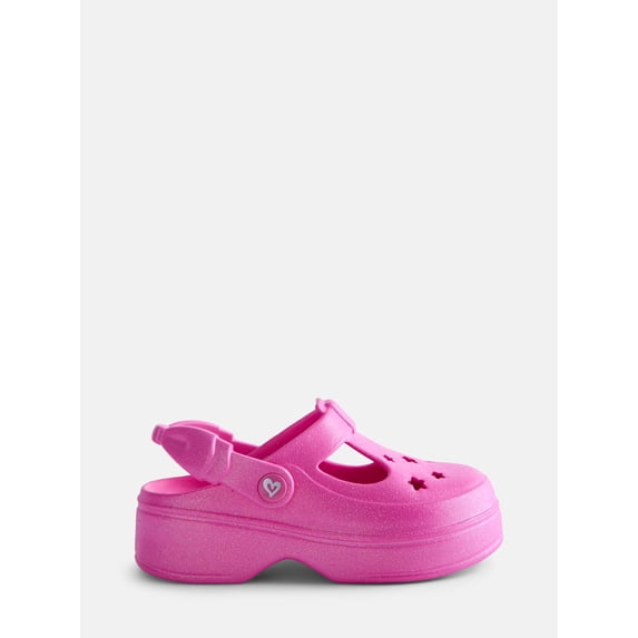 Justice Girls Chunky Bow Clog Sandals