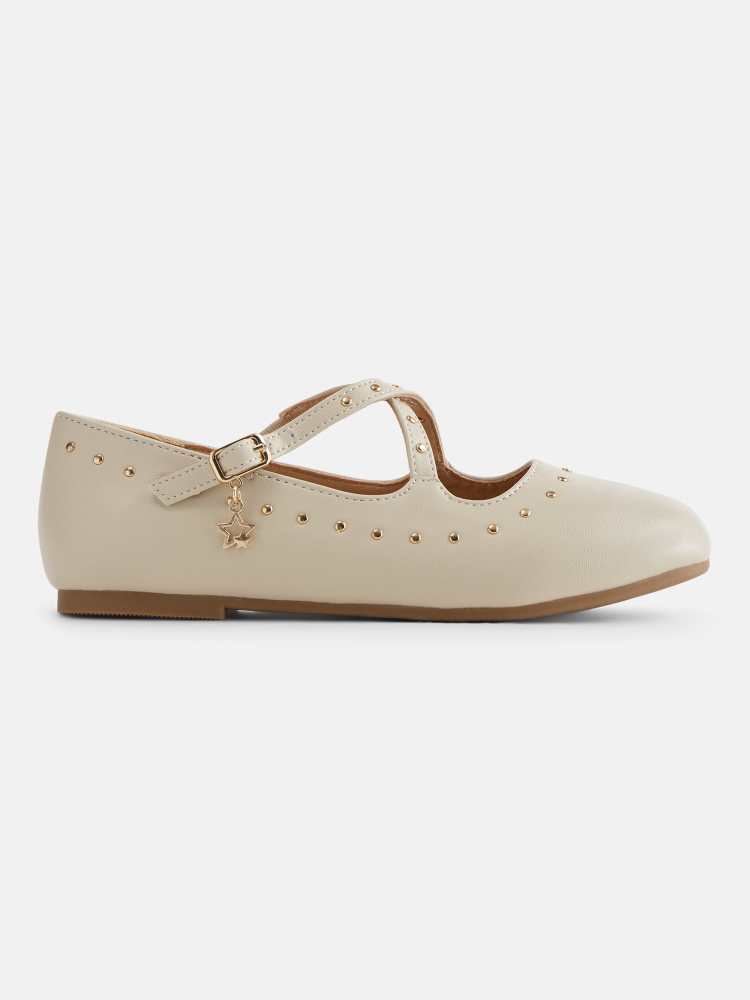 Justice Girls Crisscross Strapped Mary Jane Flats