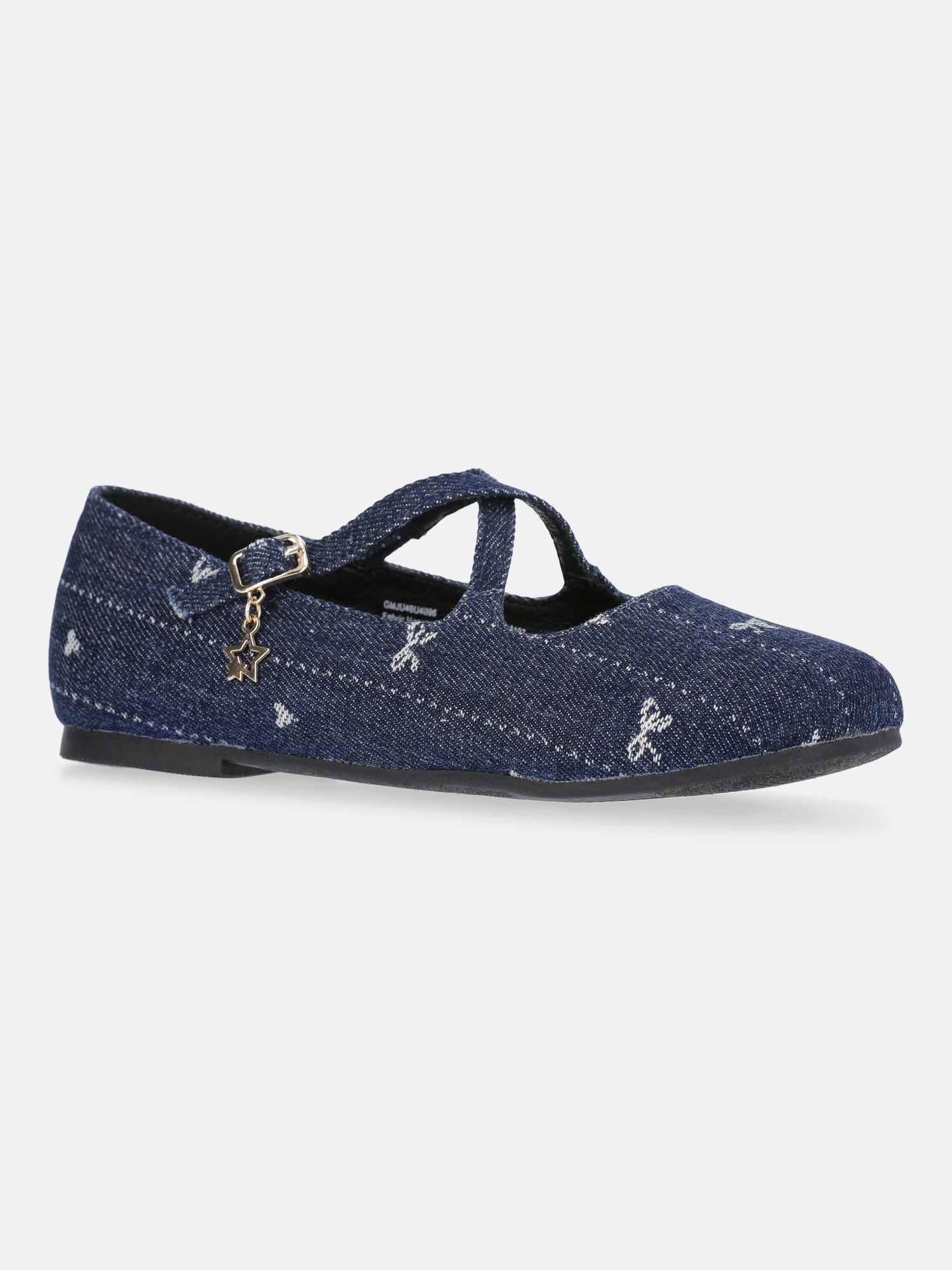 Justice Girls Crisscross Strapped Mary Jane Flats