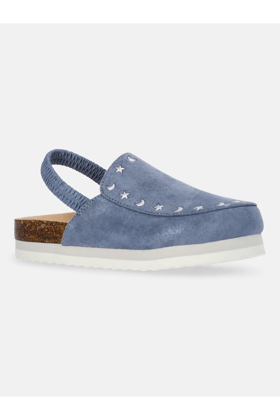 Girls Backstrap Platform Mules