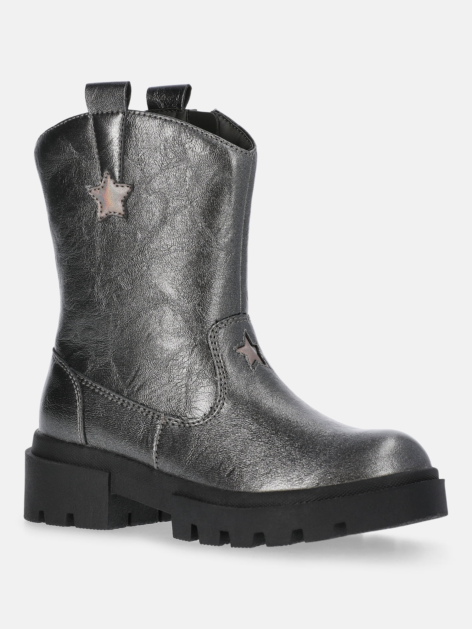 Justice Girls Faux Leather Moto Boots