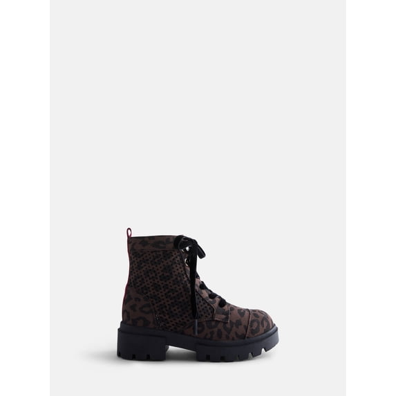 Justice Girls Perforated Combat Boots