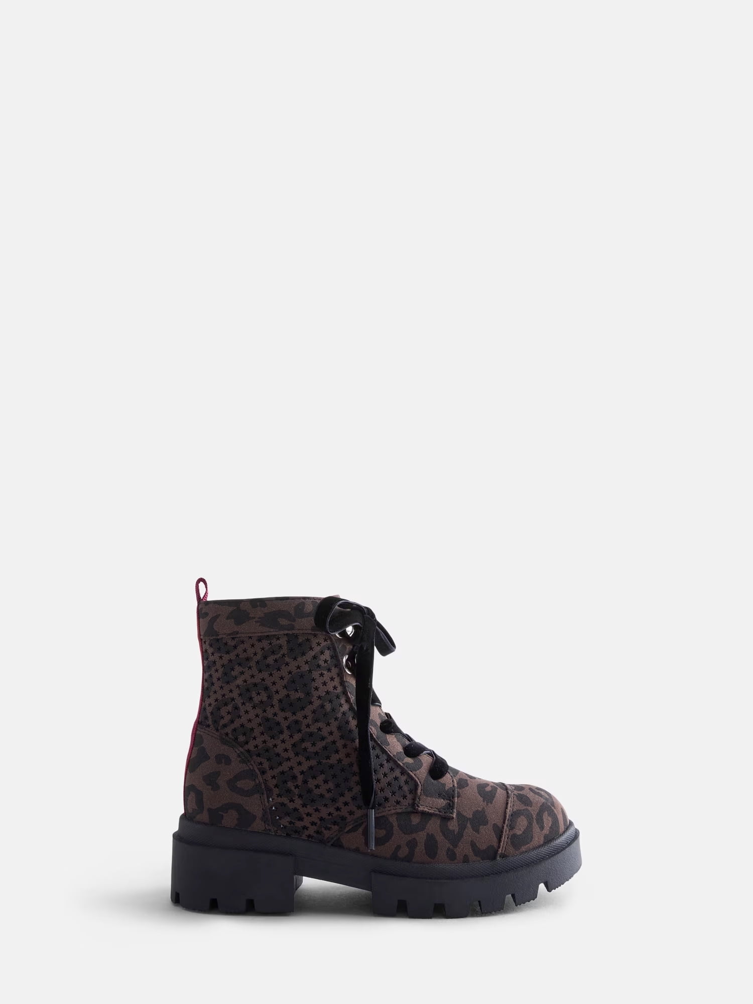 Justice Girls Perforated Combat Boots