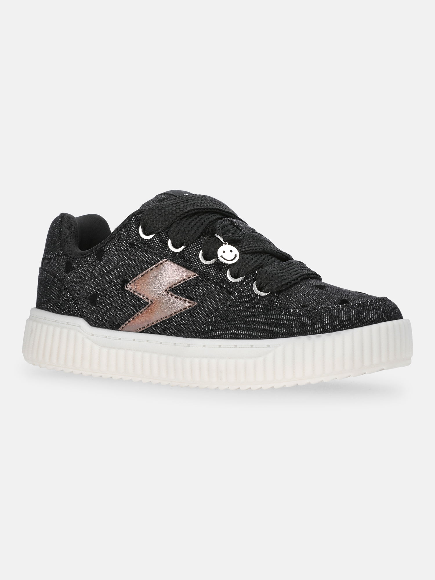 Justice Little and Big Girls Skate Court Sneakers