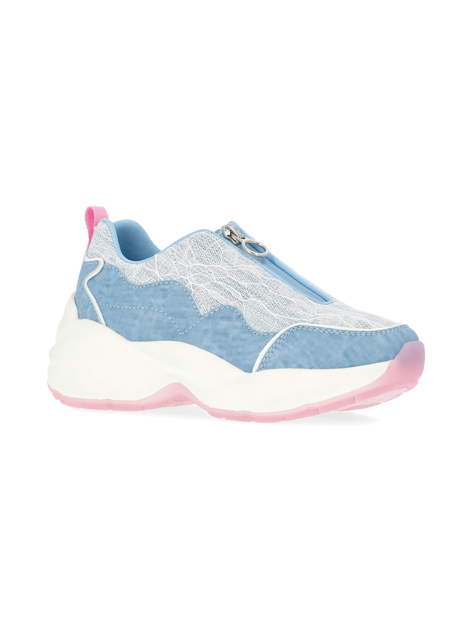 Justice Little and Big Girls Zip Sneakers
