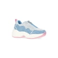thumbnail image 1 of Justice Little and Big Girls Zip Sneakers, 1 of 6