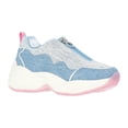 thumbnail image 1 of Justice Little and Big Girls Zip Sneakers, 1 of 9