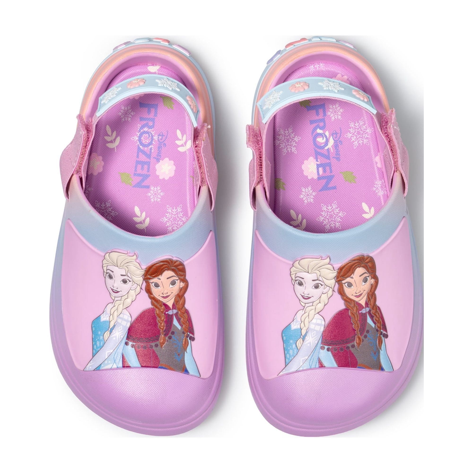 Frozen Toddler and Little Kid Adjustable Strap Clogs
