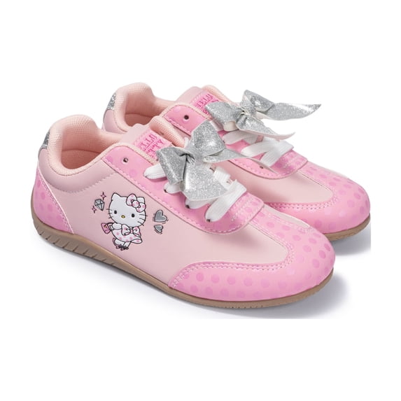 Hello Kitty Toddler and Little Girls Lace Up Sneaker