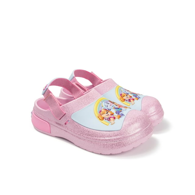 Paw Patrol Girls Toddler and Little Kid Adjustable Strap Clogs