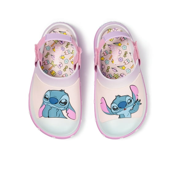 Stitch Toddler and Little Kid Adjustable Strap Clogs