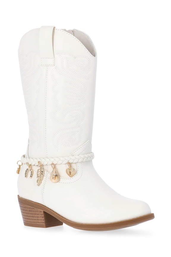 Little and Big Girls Cowgirl Boots with Charms