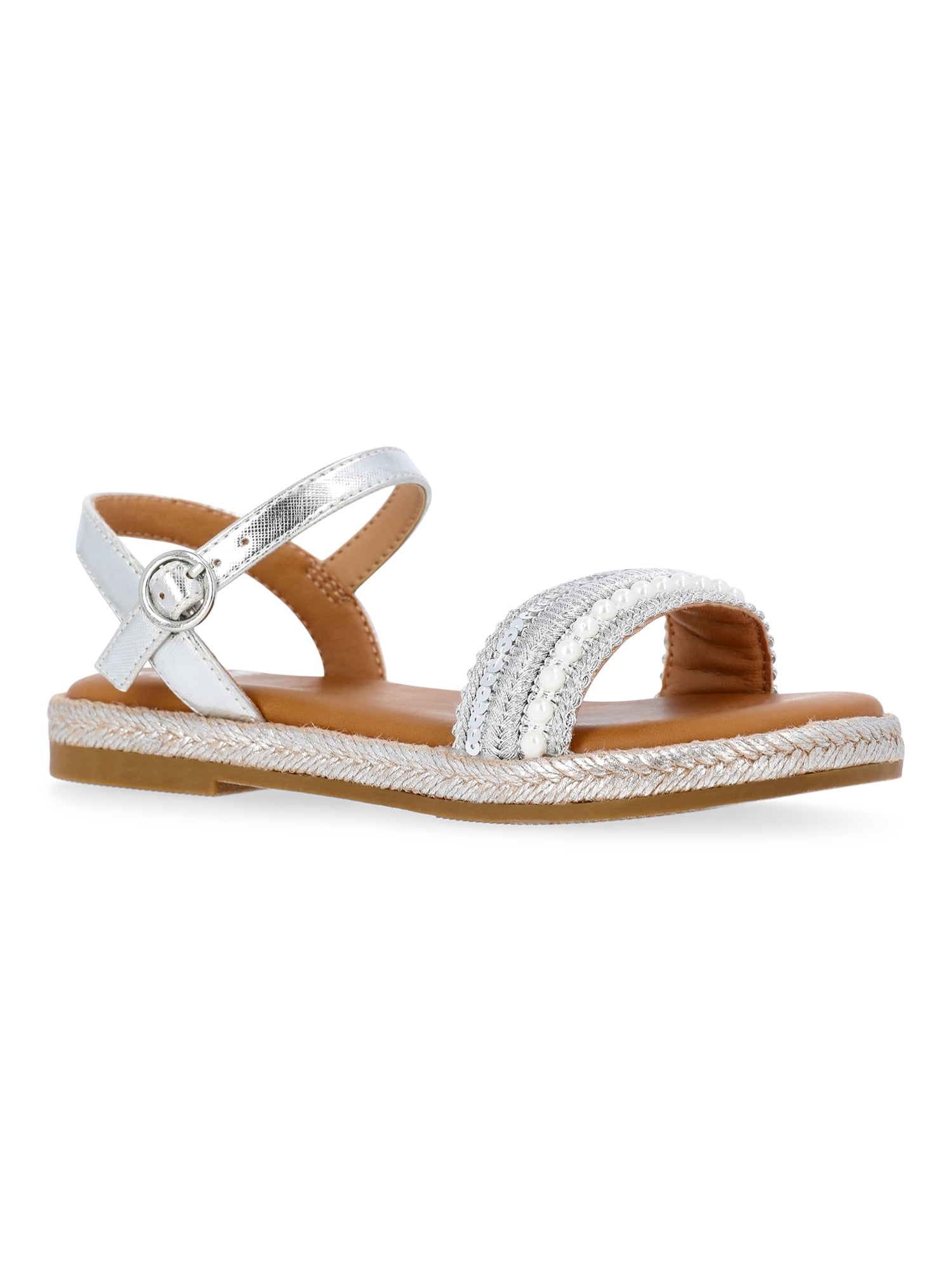 Madden NYC Girls Faux Rhinestone Sandals