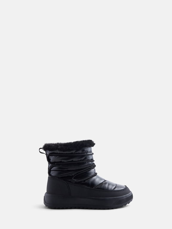 Girls Puffer Water Resistant Winter Boots