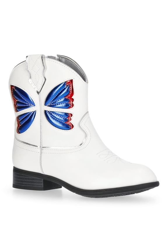 Little and Big Girls' Embroidered Cowboy Boots