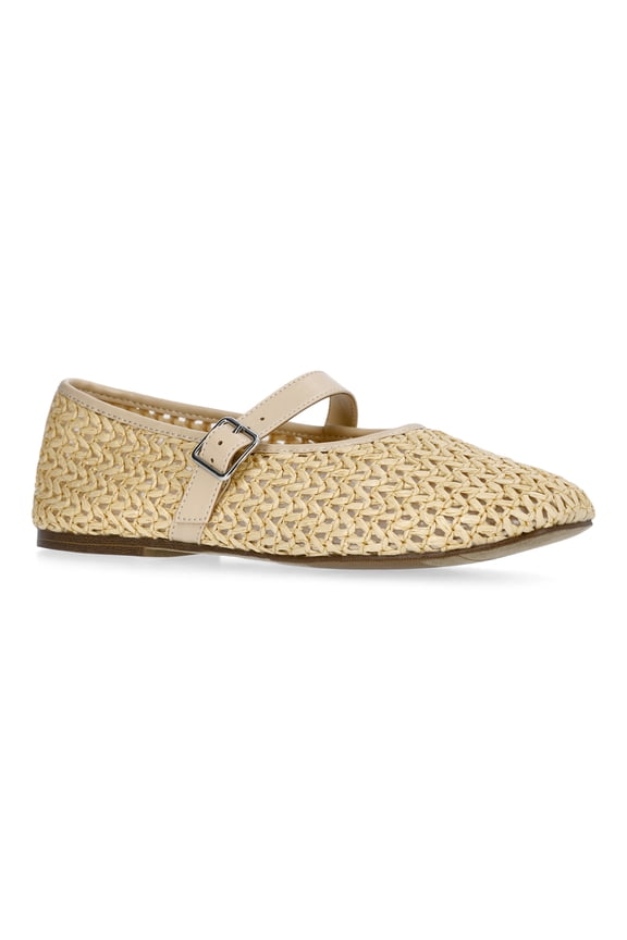 Girls Woven Ballet Flats