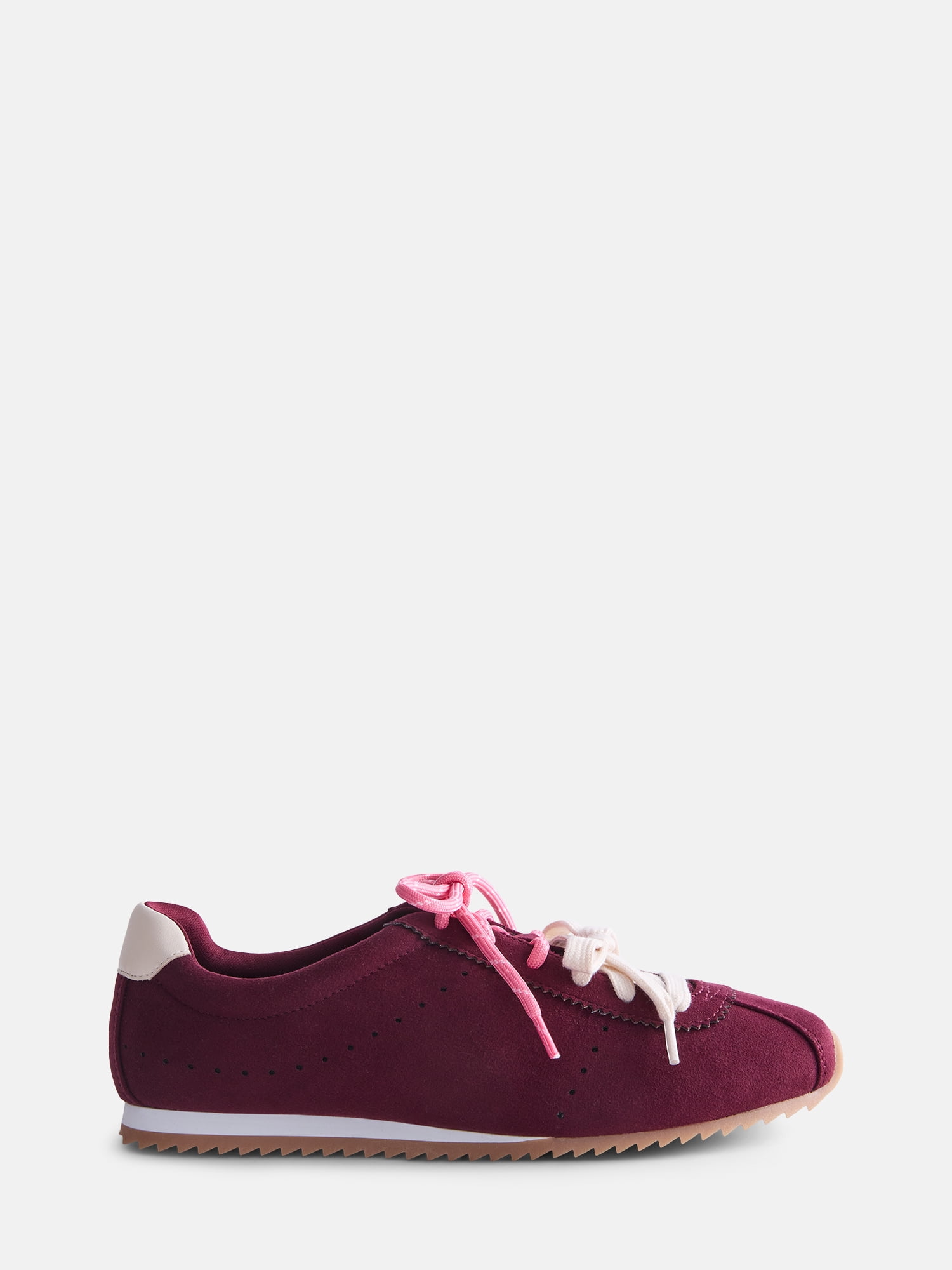 Weekend Academy Girls Low Profile Double Lace Fashion Sneakers