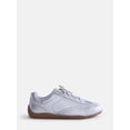 thumbnail image 1 of Weekend Academy Girls Beaded Bow Embellished Low Profile Jogger Sneakers, 1 of 5