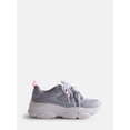 thumbnail image 1 of Weekend Academy Girls Double Lace Fashion Sneakers, 1 of 4
