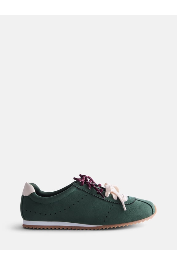 Girls Double Lace Fashion Sneakers