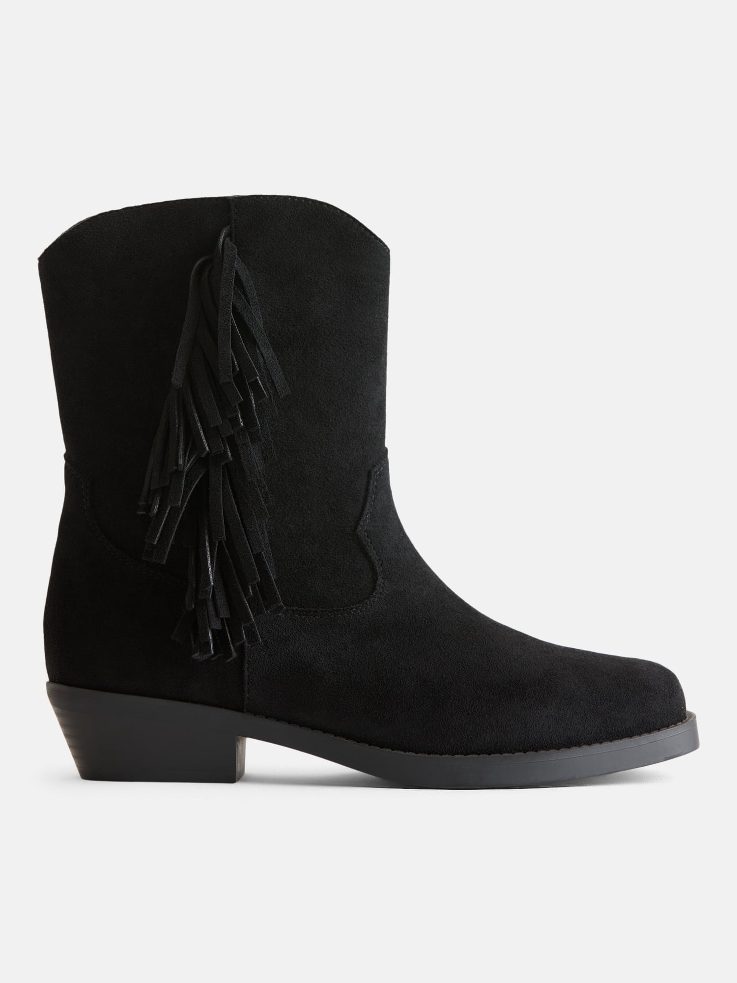 Weekend Academy Girls Fringe Western Ankle Boots