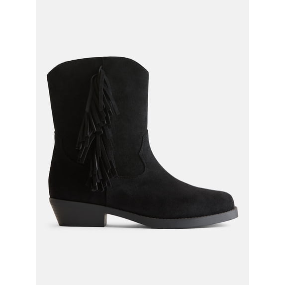 Weekend Academy Girls Fringe Western Ankle Boots