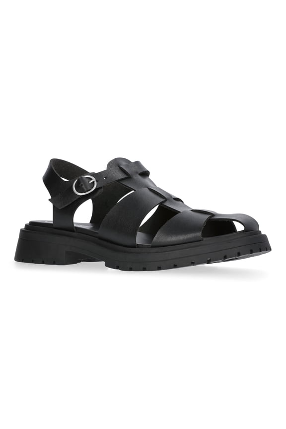 Girls Lug Sole Fisherman Sandals