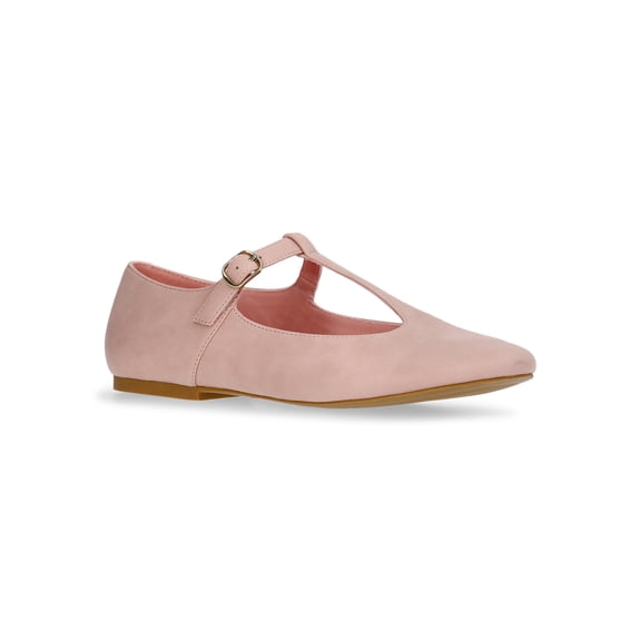 Weekend Academy Girls T-Strap Flats