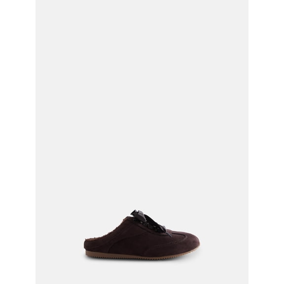 Weekend Academy Girls' Faux Suede Sneaker Mules
