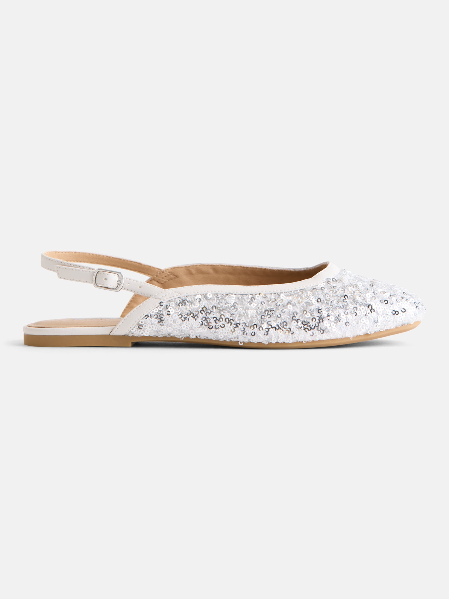 Weekend Academy Girls Sparkly Slingback Flats