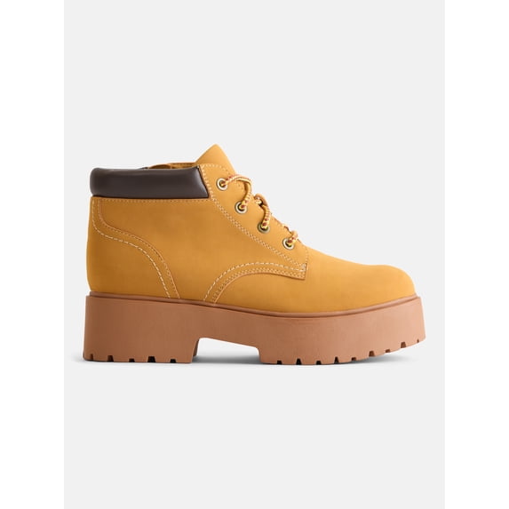 Weekend Academy Girls Platform Work Boots
