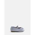 thumbnail image 1 of Wonder Nation Little and Big Girls Bow Ballet Dress Shoes, 1 of 5
