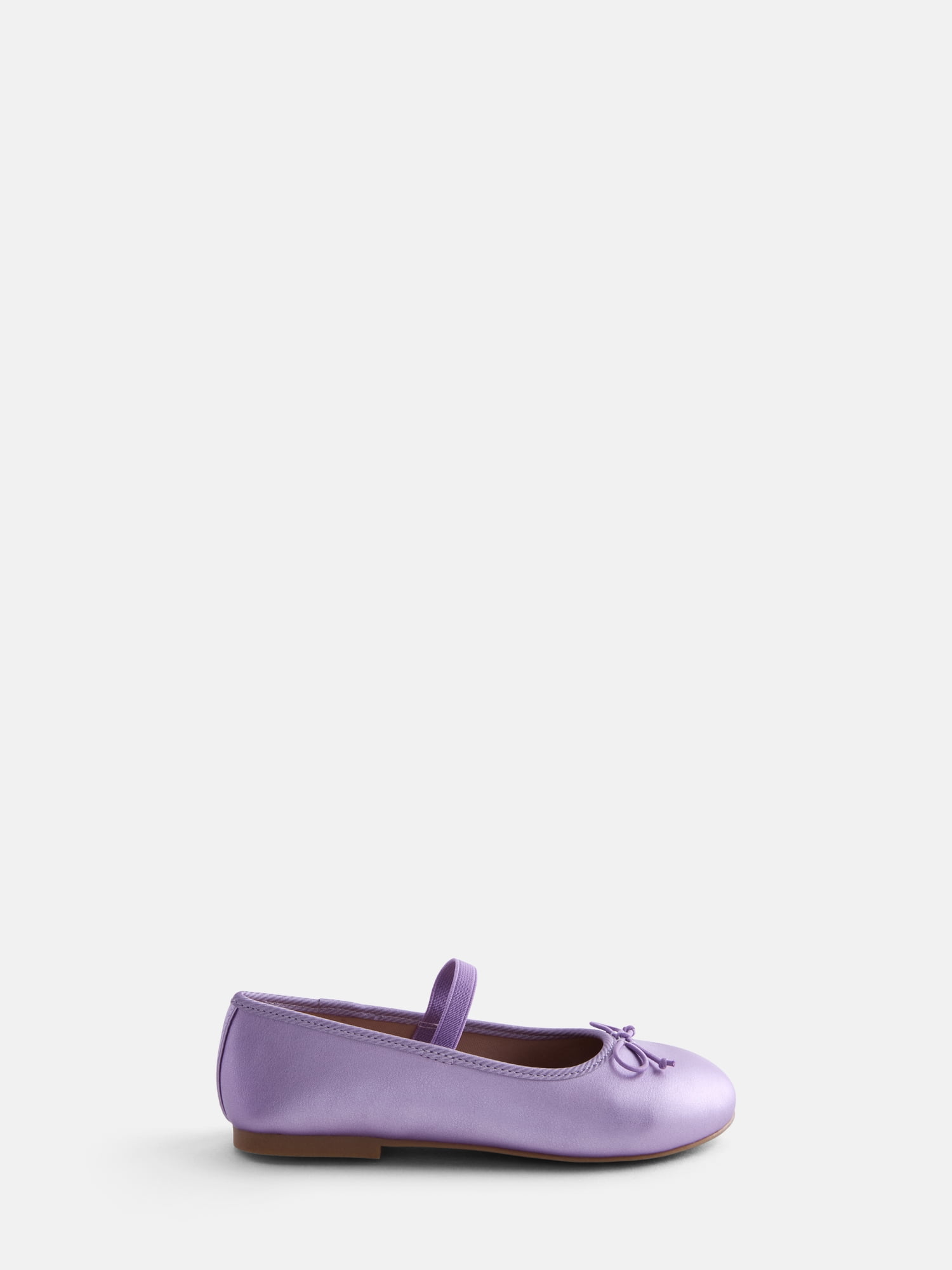 Wonder Nation Little and Big Girls Bow Ballet Dress Shoes