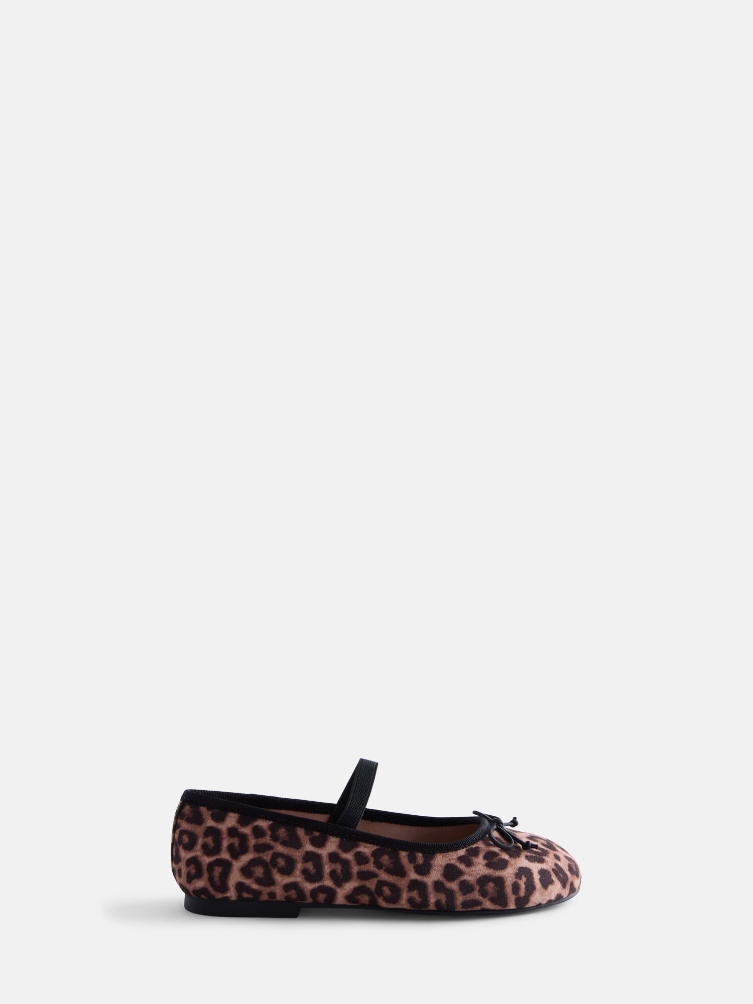Wonder Nation Little and Big Girls Bow Ballet Dress Shoes