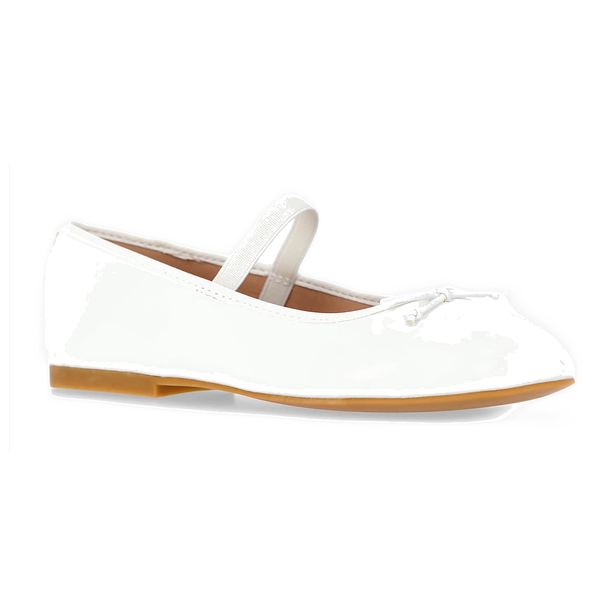 Wonder Nation Girls Bow Ballet Dress Shoes