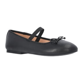 Wonder Nation Girls Bow Ballet Dress Shoes
