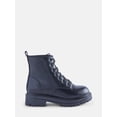 thumbnail image 1 of Wonder Nation Girls Combat Boots, 1 of 5